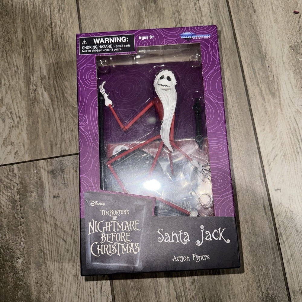 DIAMOND SELECT DISNEY THE NIGHTMARE BEFORE CHRISTMAS SANTA JACK FIGURE 2017 BoxB